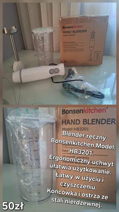 Blender Kuchenny z pojemnikiem