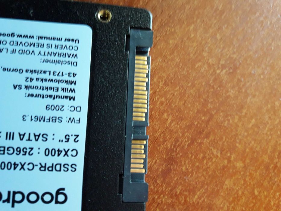 Dysk SSD sata III 256 GB