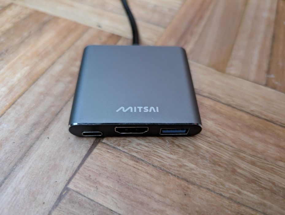 Adaptador Hub USB-C para HDMI + USB 3.0 + USB-C Mitsai (Como Novo)