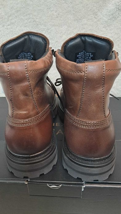 Next Męskie Botki sznurowane 43 brązowe