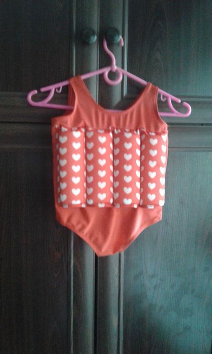 Детский купальник-поплавок с пенопластовыми вставками  р. 90