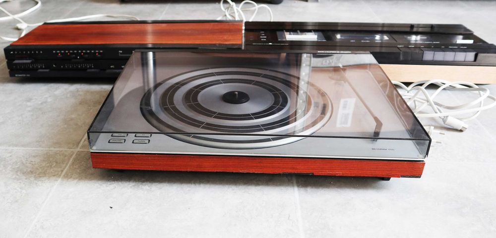 Проигрыватель Bang olufsen beogram 1700 + beocord 1700 + усилитель ресивер Beomaster 1100