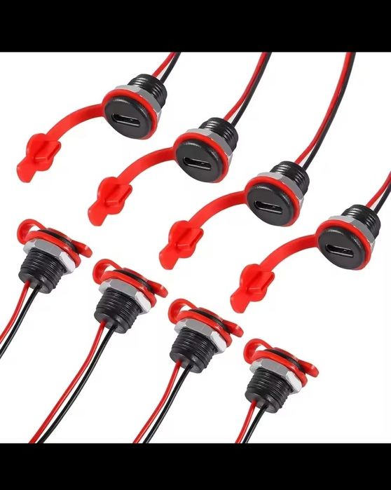 Гнездо Type-c монтажное