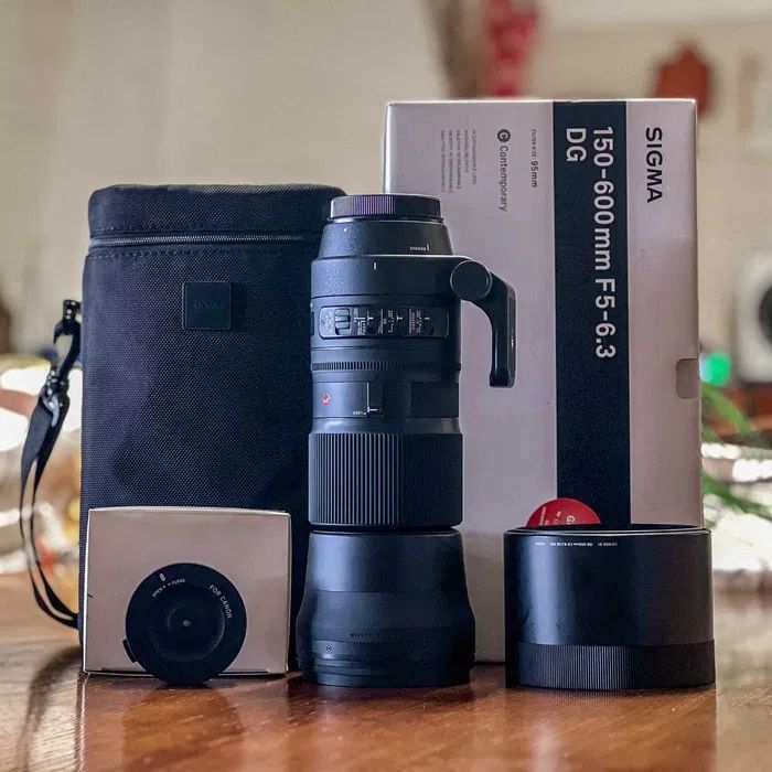 Sigma 150-600 contemporany com dock station