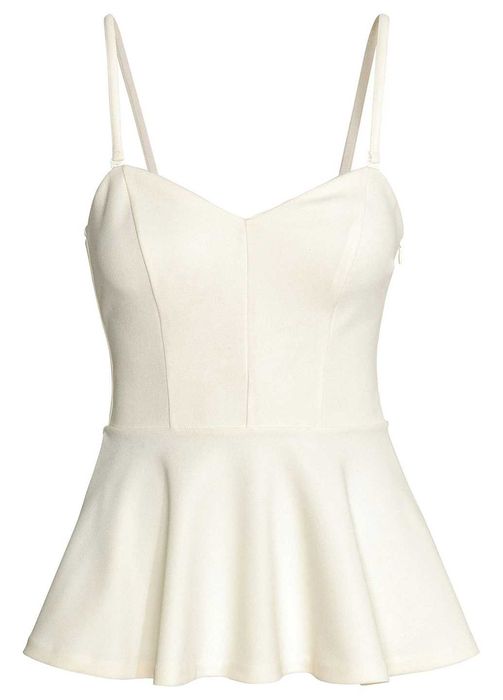 Топ H&M молочний