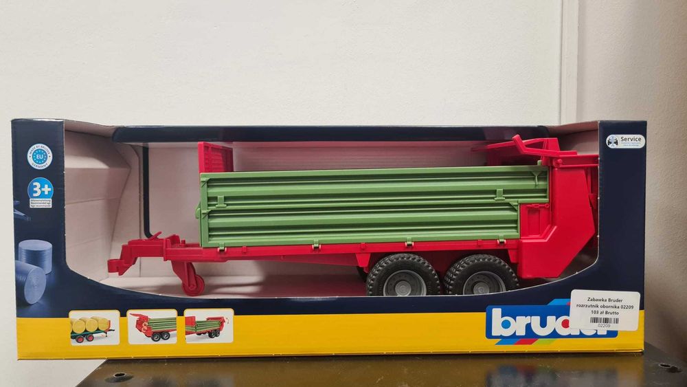Zabawka BRUDER rozrzutnik obornika