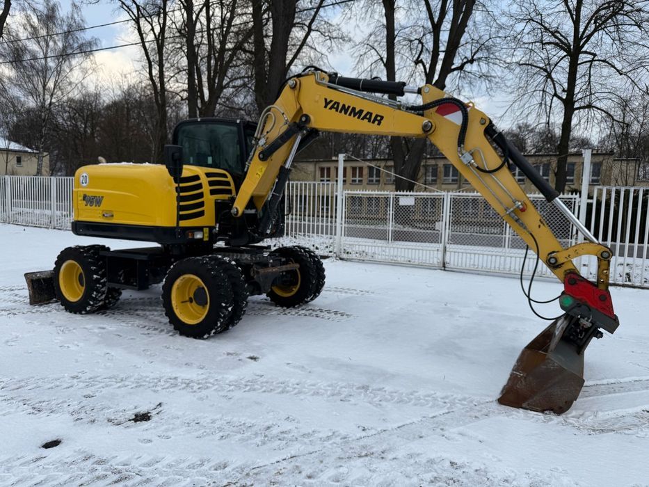 Yanmar Koparka kołowa B95W  | Tylko 1900 Mth | 9,5 T | Lehnhoff MS08 | 2 Łyżki