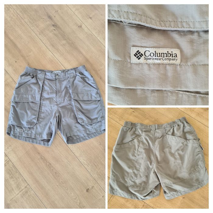 Krótkie spodenki Szorty Columbia. Khaki. Rozmiar L. Cargo