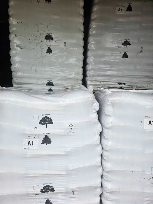 Pellet sosnowy, DOSTĘPNY,  6mm, klasa A1