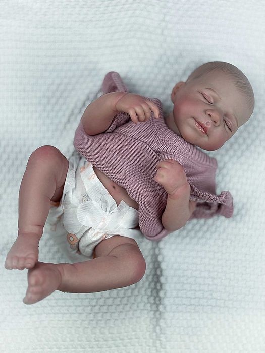•JAK ŻYWA• Lalka Reborn Śpiący Bobas Niemowlak Prawdziwe Zdjęcia !