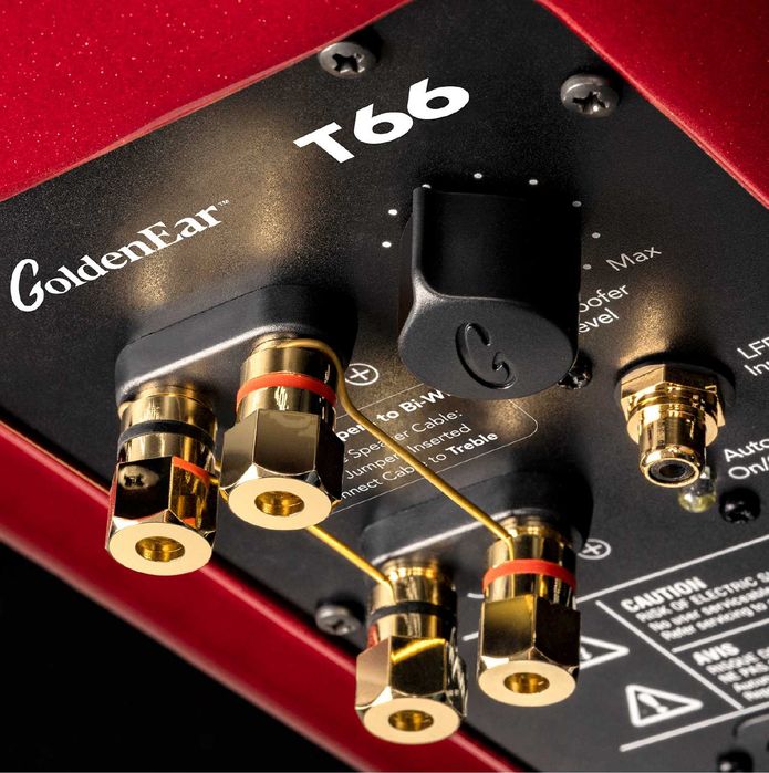 GoldenEar T66 Triton Kolumny z aktywnym basem 2x500W RMS SKLEP OUTLET