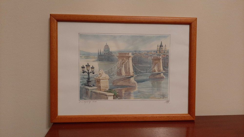 Quadro Budapeste - Ponte Széchenyi