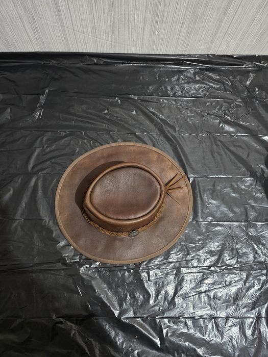 Шкіряний капелюх BARMAX HATS  Sguashy