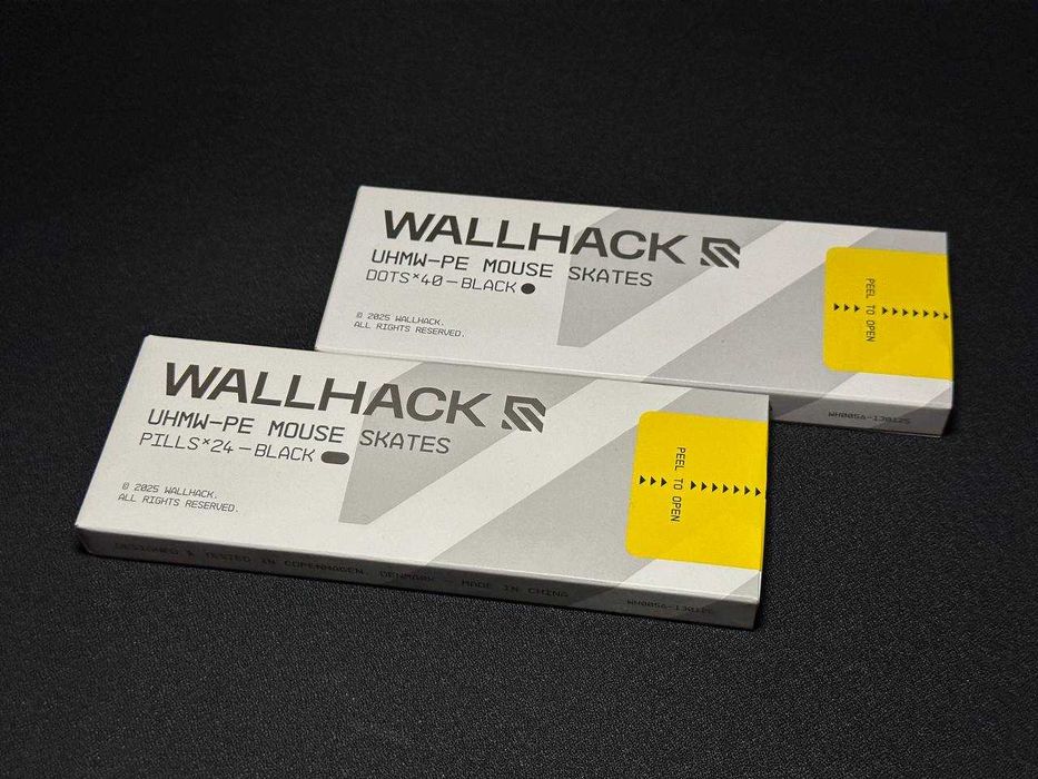 Глайди для скла WALLHACK — UHMW-PE Black Dots / Pills