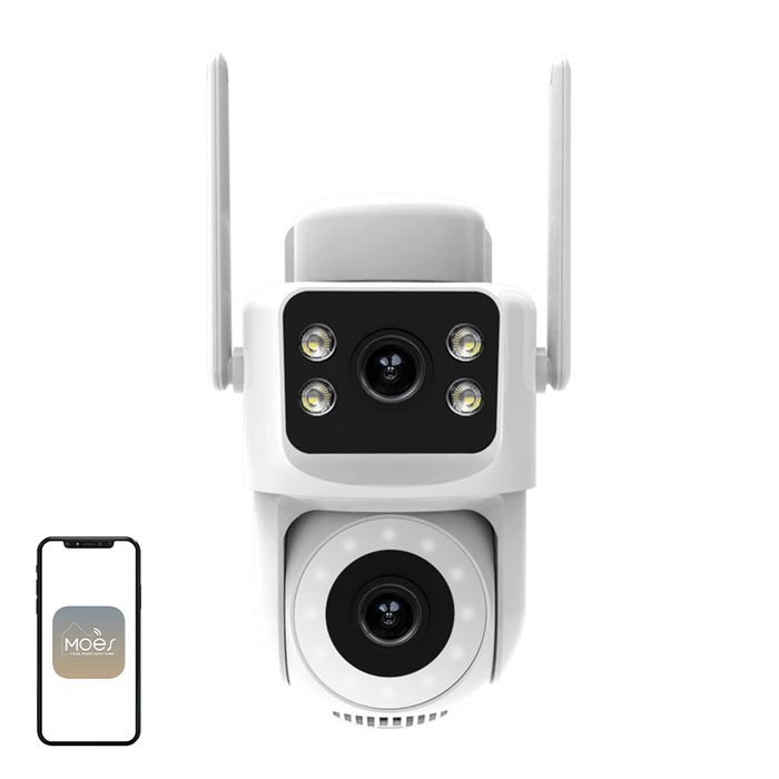 Kamera Ip Moes WCM-Q29 Wi-Fi 8MP Dual Lens