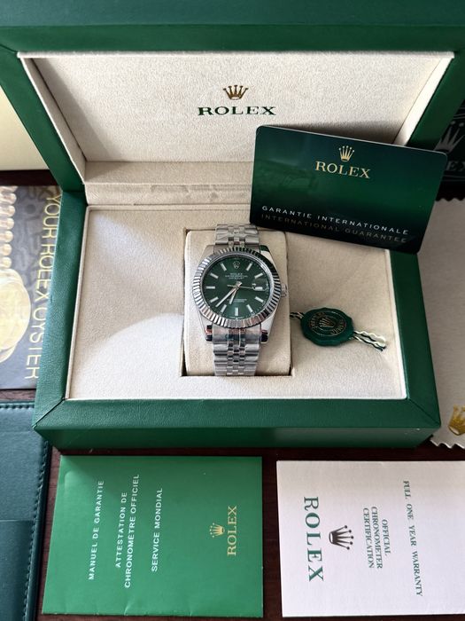 Rolex Datejust Mostrador Verde