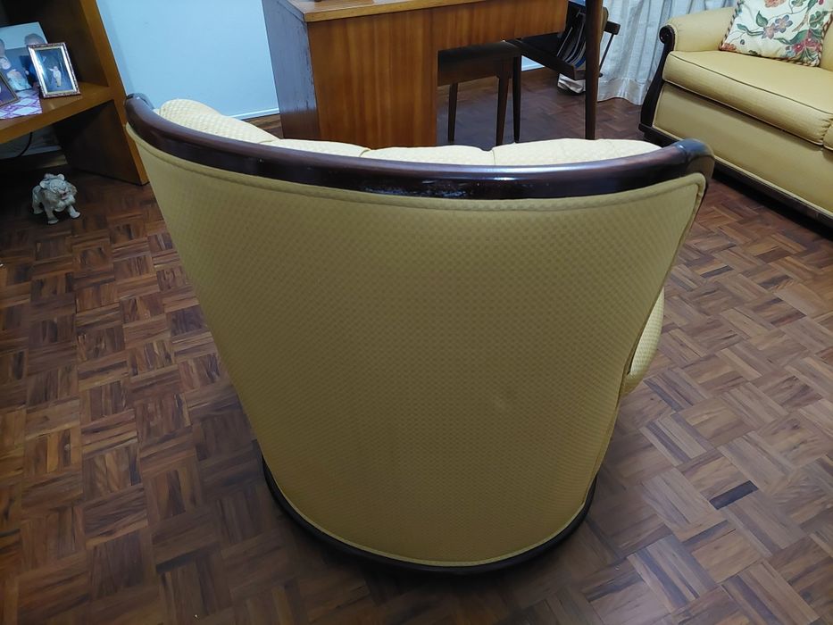 Conjunto Sofás e Sofá Cama em Tecido