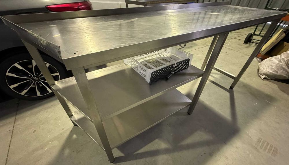 Mesa inox 2500x600x900