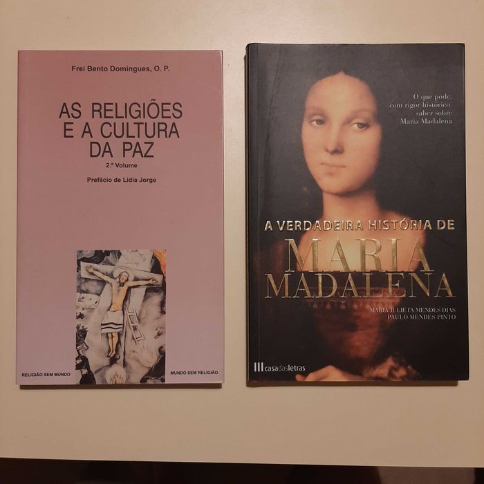 Vendo livros de autores de língua portuguesa sobre religião