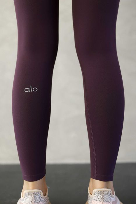 Легінси Alo Yoga Stretch High Waist Sports Leggings Purple D19108