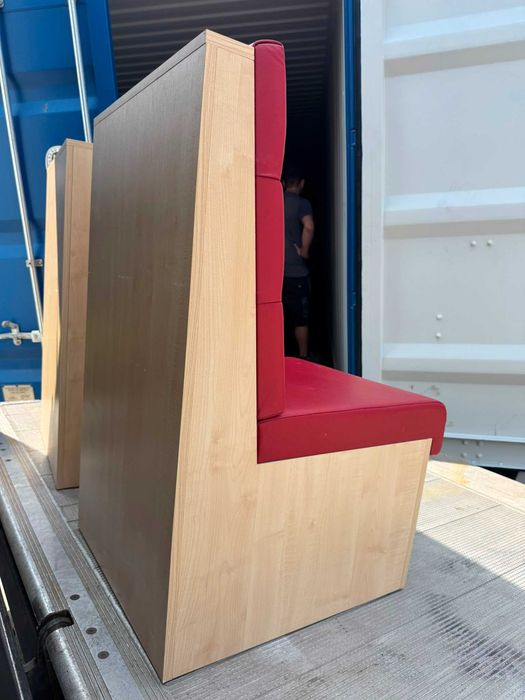 Sofa barowa loża 60x106 czerwona sofy loże kanapa  biuro dom pub bar