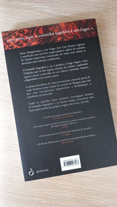 Livro O Caminho Imperfeito, José Luís Peixoto