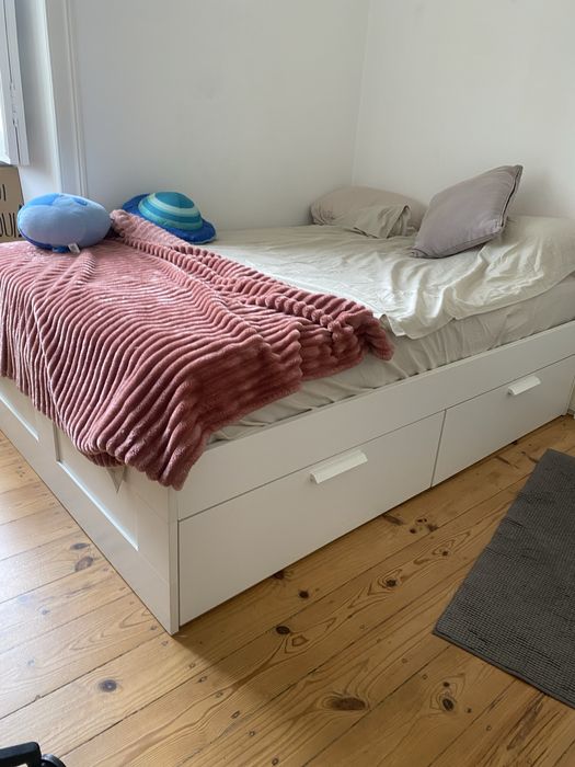 Cama casal IKEA Brimnes