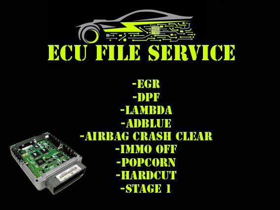 Clonagem ecu , egr ,fap,stage1,adblue,file service