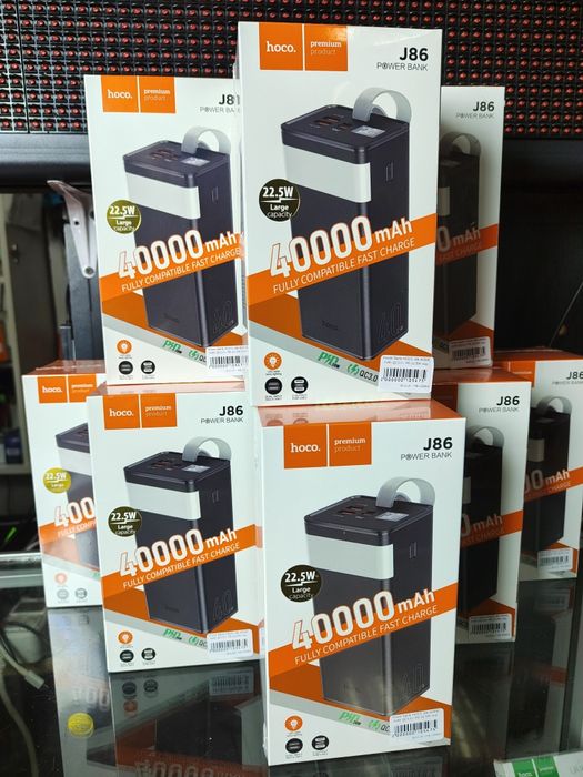 Повербанк HOCO J86 Швидка зарядка 40000mAh 22.5W  (Івано-Франківськ)