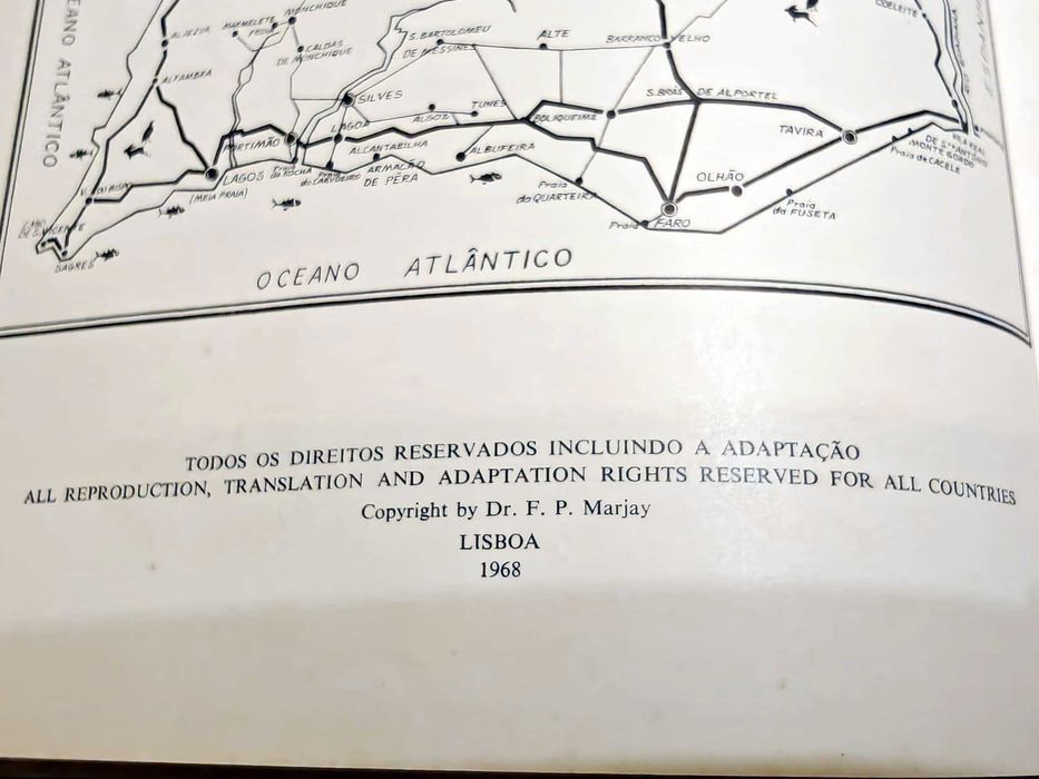 Livro 'Algarve' Book - (Frederic P. Marjay) 1968