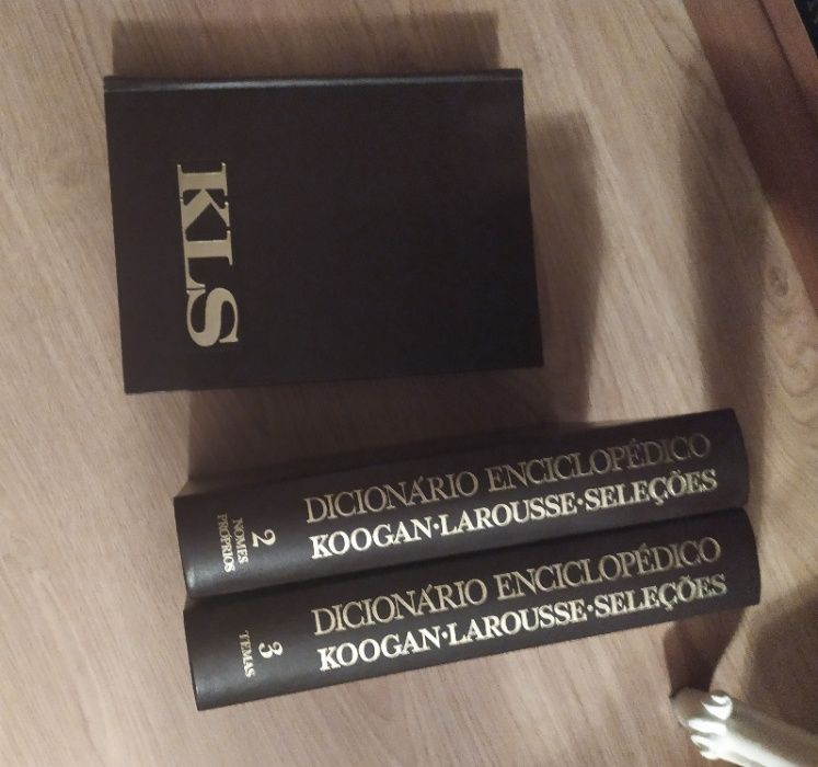 Dicionário enciclopédico Koogan Larousse 3 volumes