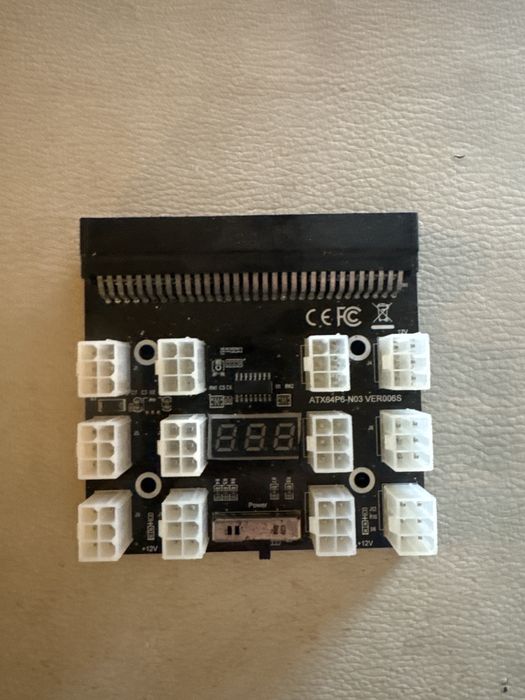 Kit Fonte alimentação de servidor HP 1200W + Breakout de 12 saídas.