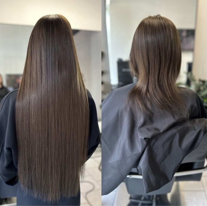 Нарощення волосся. Професійне нарощування біопротеїнового волосся!