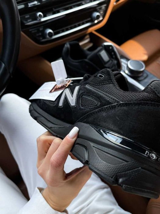 !SALE! Кросівки New Balance 990 V4 Made In USA Triiple Black 41 42 43 44 45