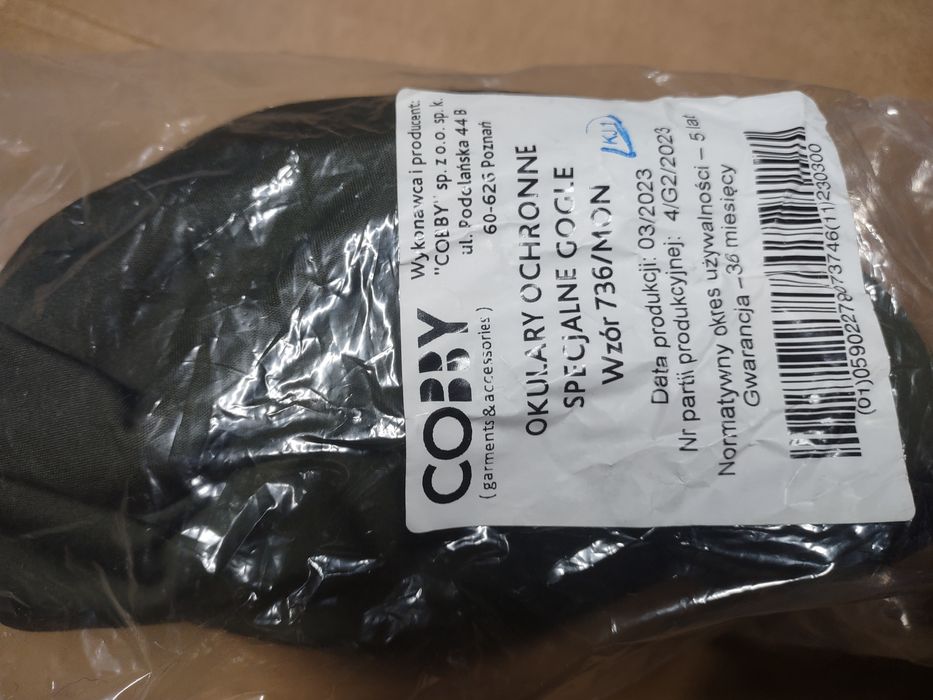 Okulary ochronne specjalne gogle