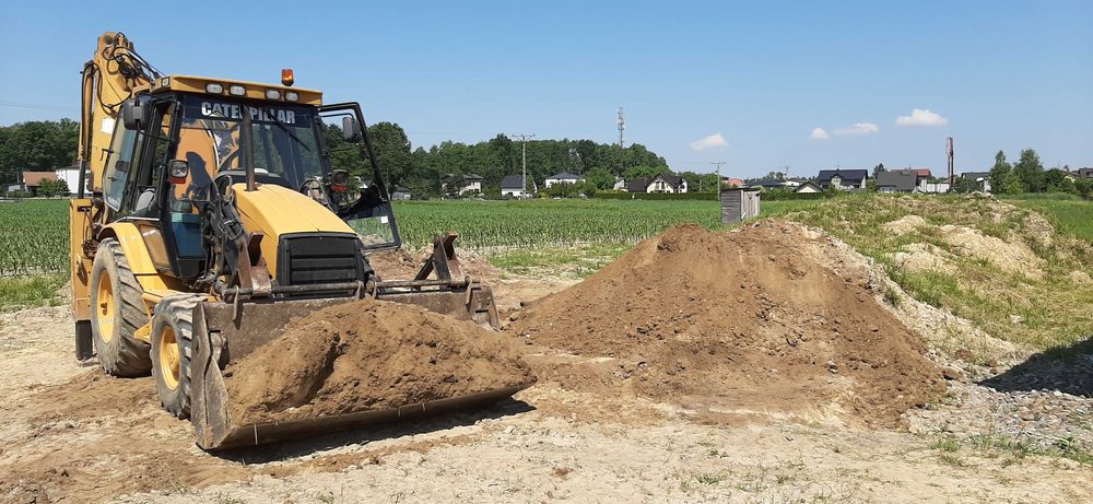 Koparko-ładowarka, minikoparka, USŁUGI