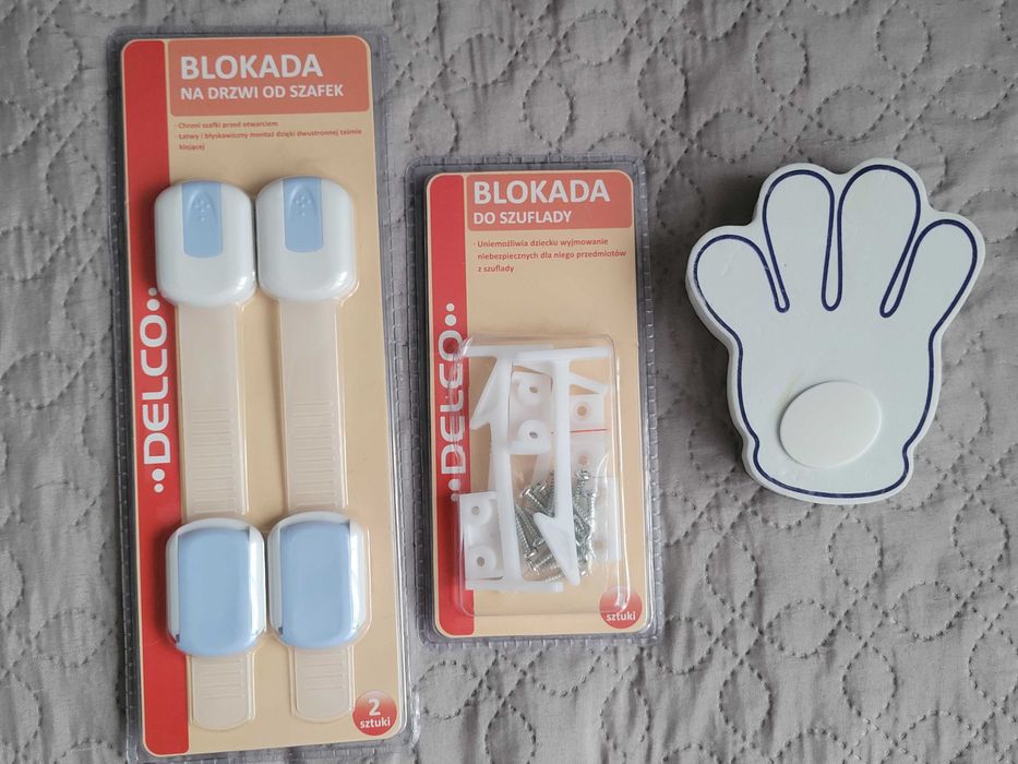 Zabezpieczenia blokady do szafek szuflad drzwi