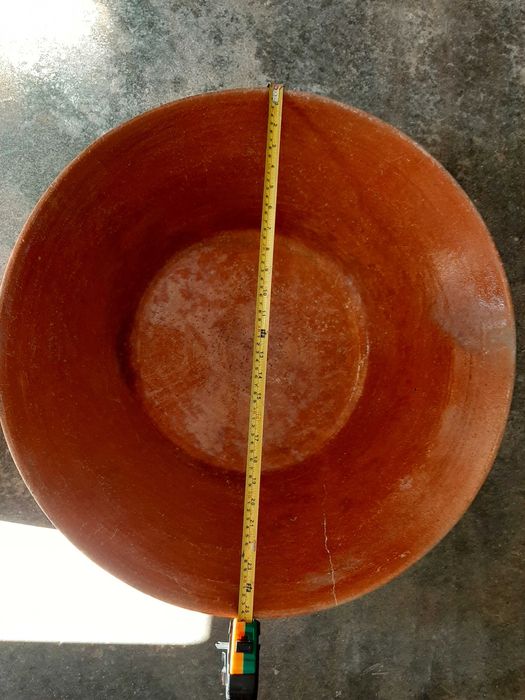 Alguidares antigos de barro. Lote de 8.