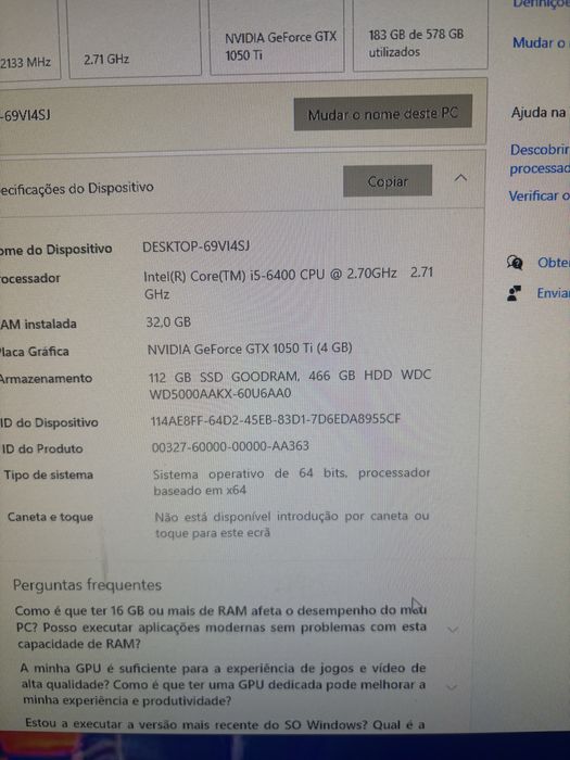 Vendo computador gaming