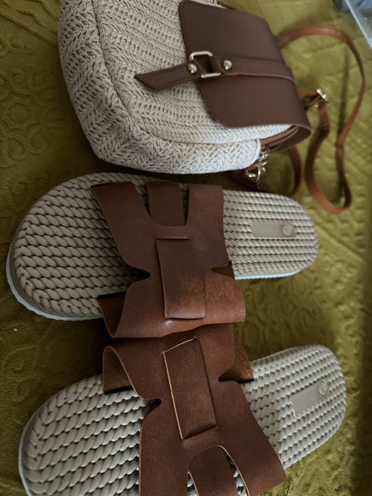 Zestaw klapki i torebka