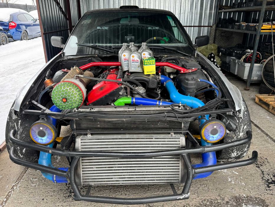 DRIFT CAR BMW E36 coupe M50B25nv TURBO / 1.0 bar / 450 KM / 600 NM
