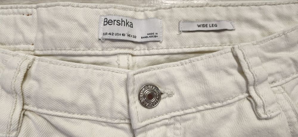 Джинси карго широкі Bershka wide leg EUR 42 USA 10Mex 32