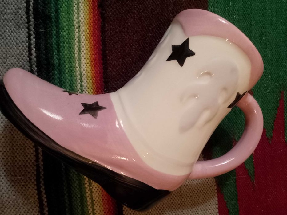 Dekoracyjny kubek bucik na biurko, toaletkę