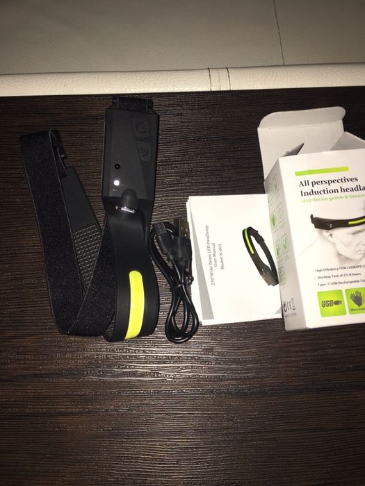 Ліхтарик на голову.