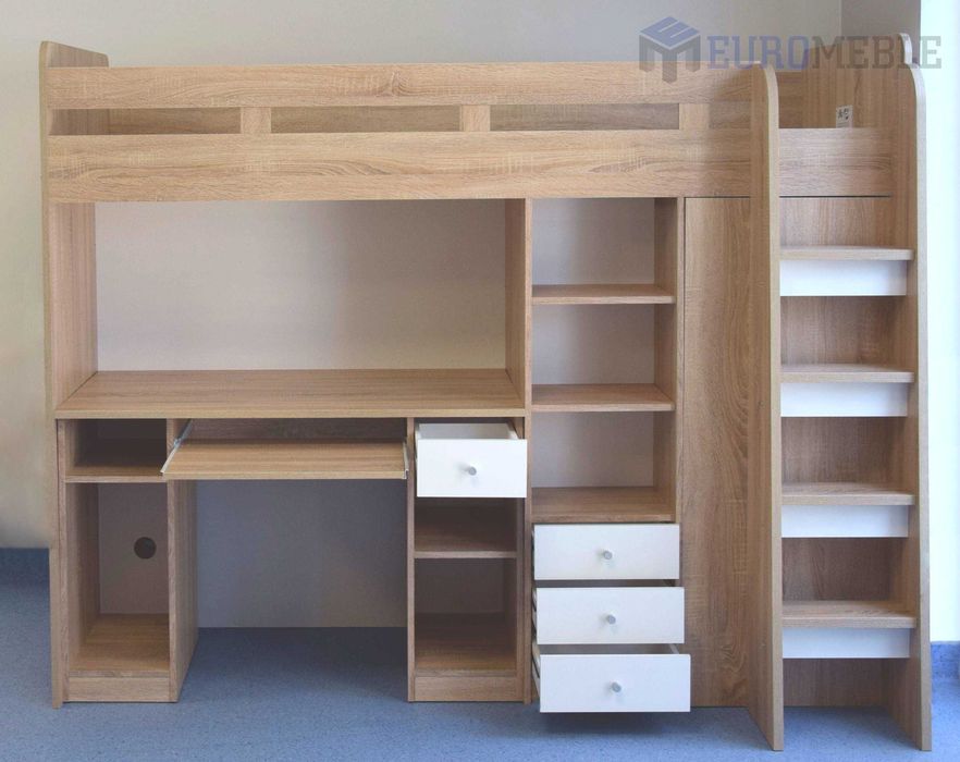 Łóżko piętrowe Unit dla dzieci