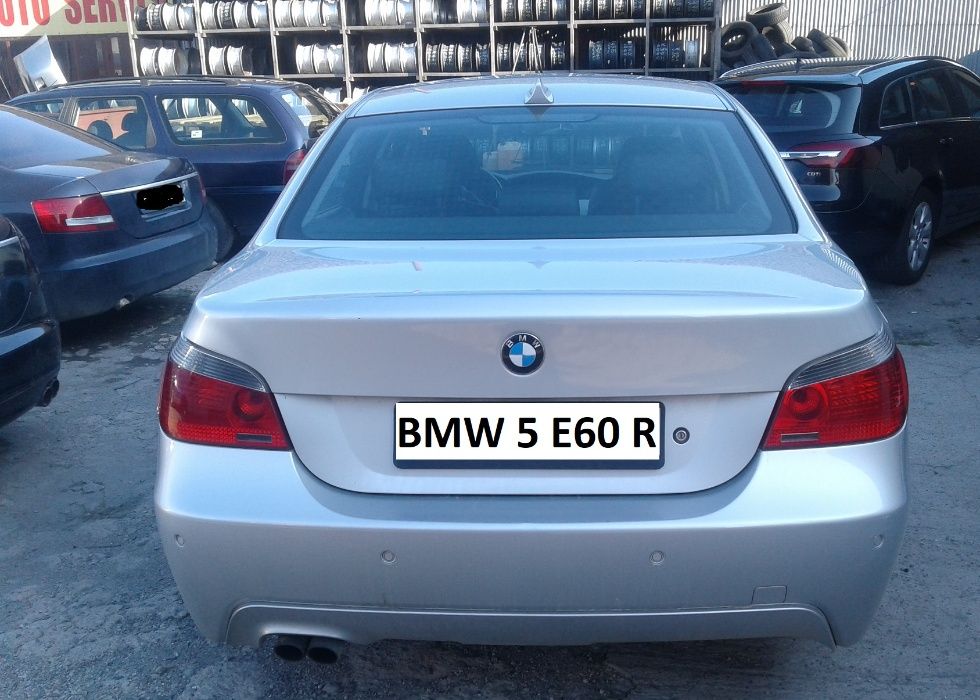 BMW 5 E60 SEDAN Pas Tylny Wycięty Belka Zderzak Tył TitanSilber