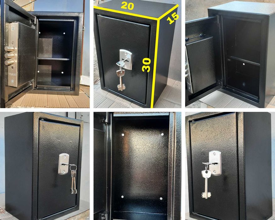 Сейфы денежные НОВЫЕ  с тремя ключами