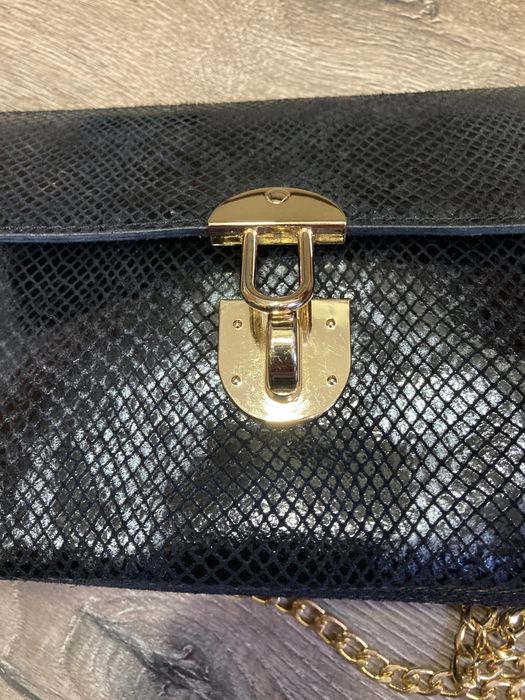 Сумка клатч крос-боди-100%кожа