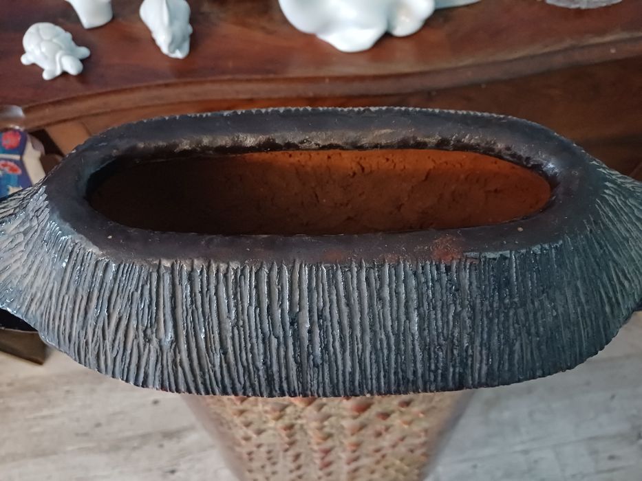 Wazon ceramiczny PRL. Cepelia.