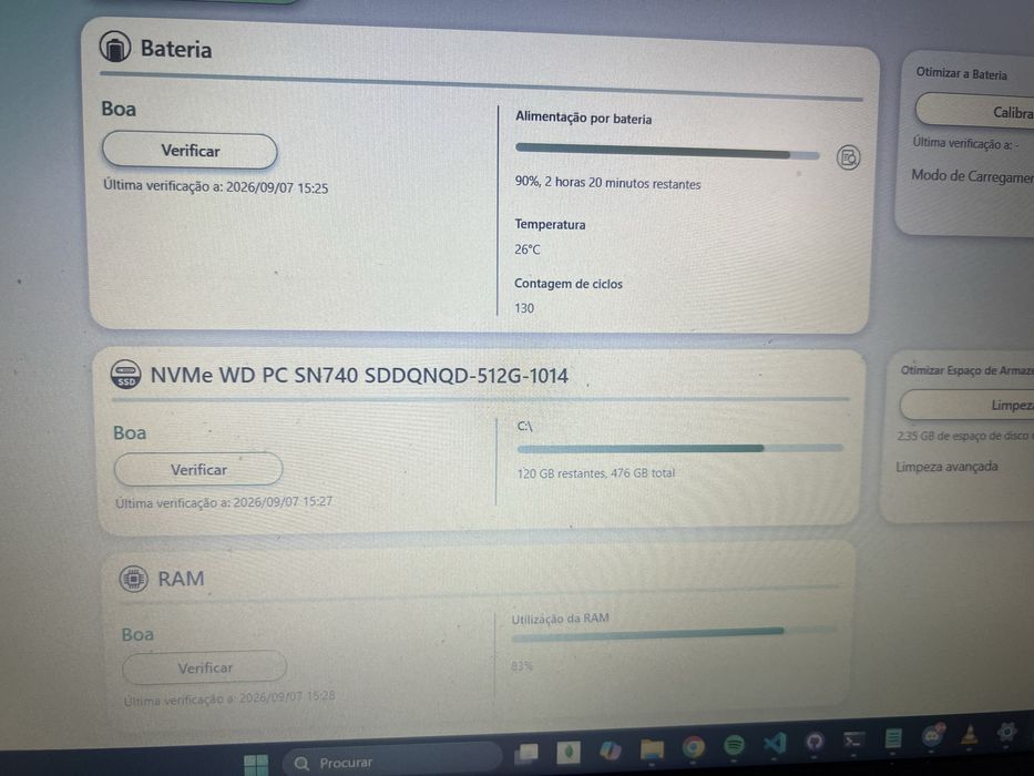 Acer Aspire A315 | i5 12ª Gen - 16GB RAM - SSD 512GB - Como novo